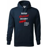 Mám krásné dcery taky mám... Mikina Cape s kapucí námořní modrá velmi tmavá téměř černá – Hledejceny.cz