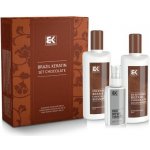 BK Brazil Keratin Chocolate šampon 300 ml + kondicionér 300 ml + olej / sérum 100 ml dárková sada – Sleviste.cz