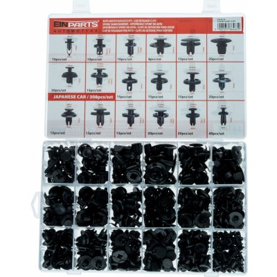 EPCRC78 Upevňovací klipy, spony do auta - Japonská auta 308 ks – Zboží Mobilmania