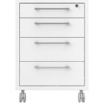 Tvilum na kolečkách Ofin II bílý – Zboží Dáma