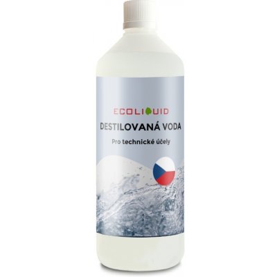 Ecoliquid Destilovaná voda 1 l – Zbozi.Blesk.cz