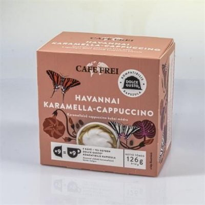 CAFE FREI Kávové kapsle Havana caramel cappuccino 9 ks – Zboží Mobilmania