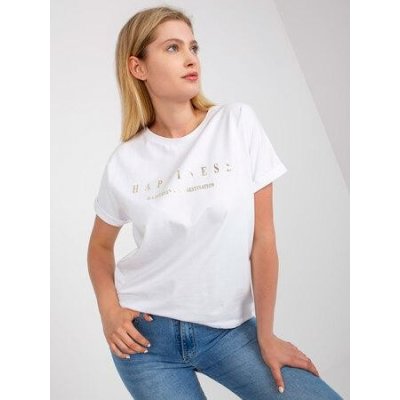 Fashionhunters bavlněné tričko s krátkým rukávem Bílé – Zboží Mobilmania