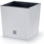 Prosperplast Květináč Rato low 40 x 40 x 40,8 cm bílý – Zboží Dáma
