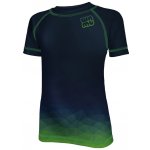 Dětské funkční tričko s krátkým rukávem MOZAIKA zelená/tmavá – Hledejceny.cz