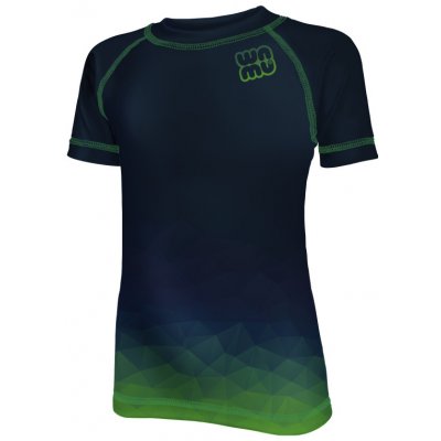 Dětské funkční tričko s krátkým rukávem MOZAIKA zelená/tmavá – Hledejceny.cz