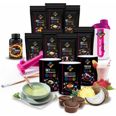 KetoLinie dietní proteinový balíček A2 ( 14 dní / 59 porcí ) – Zboží Dáma