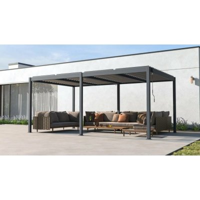 BestBerg BBP-15G 5 x 3 m šedá – Zboží Dáma
