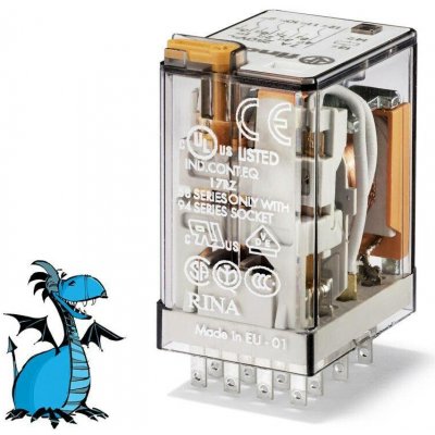 FINDER Relé 55.34.8.024.0040, 4P/7A, 24V AC 553480240040 – Sleviste.cz