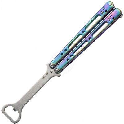 Výprodej Duhový motýlek Balisong s otvírákem na lahve - Outlet – Hledejceny.cz