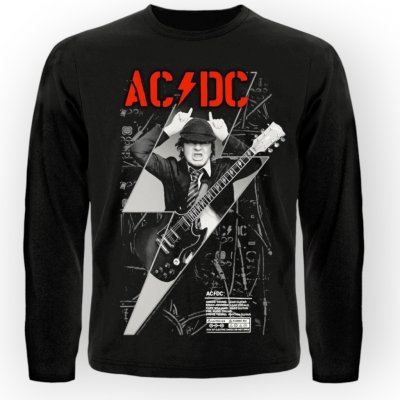 Tričko s dlouhým rukávem AC/DC Power Up Angus Young – Hledejceny.cz