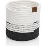 Kela Košík Hedda 18 cm směs bavlna/polyester bílo-černá KL-24454 – Sleviste.cz