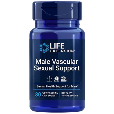 Life Extension Male Vascular Sexual Support 30 vegetariánská kapsle, 100 mg – Zboží Mobilmania