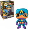 Sběratelská figurka Funko Pop! Marvel Black Light Captain America Marvel 648