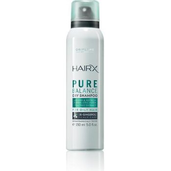 Oriflame vyrovnávající suchý šampon pro mastné vlasy HairX 150 ml