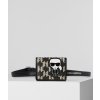 Pásek Karl Lagerfeld opasek K/IKONIK MONOGRAM POCKET belt černá