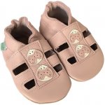 Hopi Hop kožené capáčky barefoot sandálky beruška růžová – Zboží Mobilmania