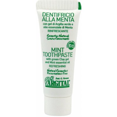 Argital Zubní pasta s mátou a zeleným jílem 10 ml – Zboží Mobilmania