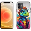 Pouzdro a kryt na mobilní telefon Apple mmCase na iPhone 12 mini barevný dinosaurus