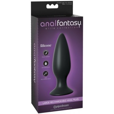 Anal Fantasy Elite Collection Large Rechargeable Butt Plug – Zboží Dáma