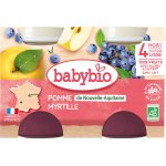 Babybio Jablko borůvky 2 x 130 g – Zboží Dáma