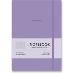 SHKOLYARYK Zápisník Genius A5, linkovaný, 96 listů, tvrdé desky fialová – Sleviste.cz