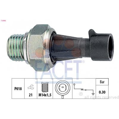 Olejový tlakový spínač FACET 7.0096 – Zboží Mobilmania