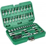 Sada nástrčných klíčů 1/4”, 48-dílná sada, ráčna 90T, STALCO – Zbozi.Blesk.cz