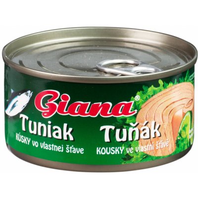 Giana Tuňák kousky ve vlastní šťávě 185 g – Hledejceny.cz
