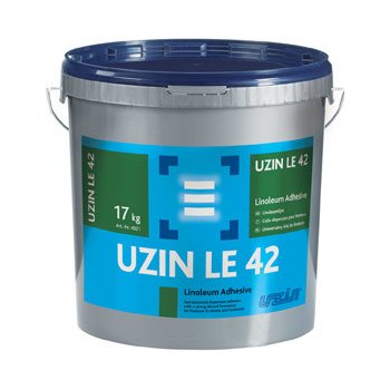 UZIN LE 42, Lepidlo objektové s tvorbou vláken na linoleum 17kg