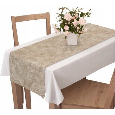 Béžový běhoun Voppi polyester hladký 200x40 cm – Hledejceny.cz