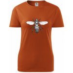 Oranžové dámské tričko se včelou dárek pro ženu dárek pro dívku – Hledejceny.cz
