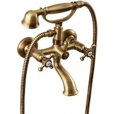 Sapho Antea 3016 vanová baterie nástěnná 150 mm kohoutková bronz – Zboží Mobilmania