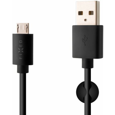 FIXED datový kabel USB/microUSB, 1m, Black FIXD-UM-BK – Zboží Mobilmania