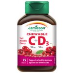 Jamieson Vitamíny C a D3 třešeň cucací 75 tablet – Hledejceny.cz