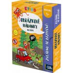 Albi Kvído Obrázkové hádanky na cesty Vzhůru za zvířátky doporučený věk 5+ – Zboží Dáma
