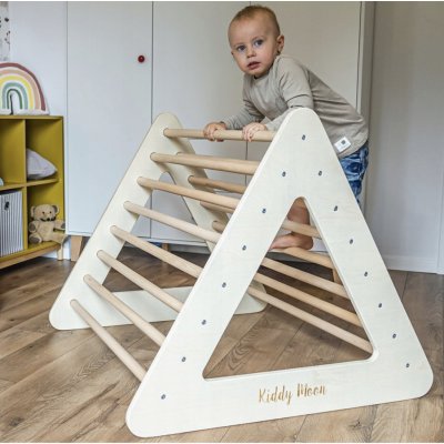 Montessori žebřík trojúhelník KiddyMoon – Zbozi.Blesk.cz