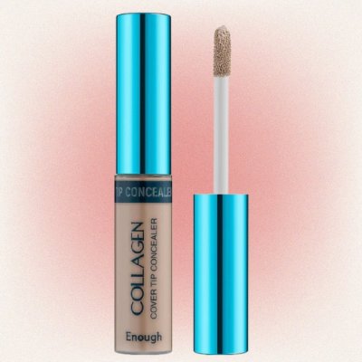 Enough Kolagenový korektor na obličej Collagen Cover Tip Concealer No.01 9 g – Zboží Dáma