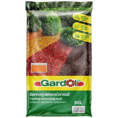 Gardol Dekorační mulč oranžový 50 l – Zboží Dáma