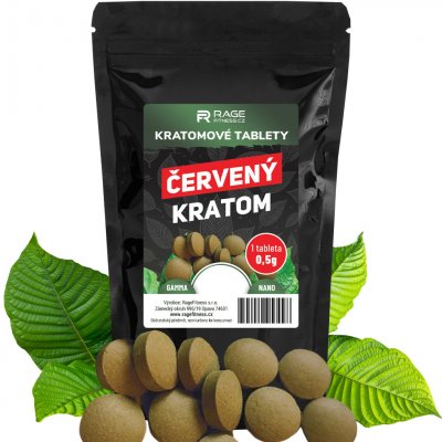 RageFitness Červené kratomové tablety 60 tablet – Zboží Dáma