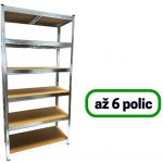 Tvujregal.cz Regál 180 x 90 x 40 6 polic pozink – Zboží Dáma