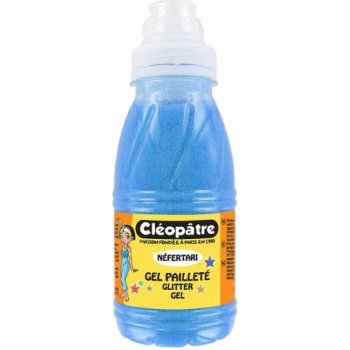 Cleopatre Třpytivý gel 250 ml neon Modrá