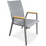 Autronic Zahradní křeslo AZC-S1050 Grey – Zboží Dáma