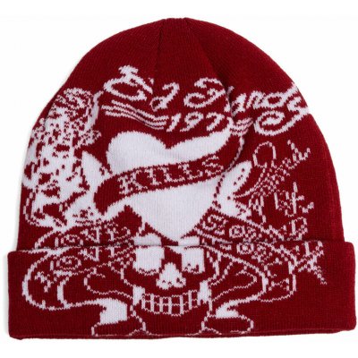 Ed Hardy Unisex Love Kills Slowly Foldover Beanie Black – Hledejceny.cz