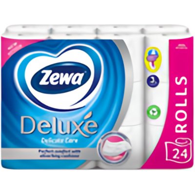 Zewa Deluxe Delic Care 3-vrstvý 24 ks – Zboží Dáma