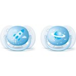 Avent Philips šidítko Ultrasoft Deco 2ks SCF222 chlapec – Sleviste.cz