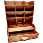 Fa Lixen Fa Lixen Organizér na tužky šuplíkový / kaštan – Zboží Mobilmania