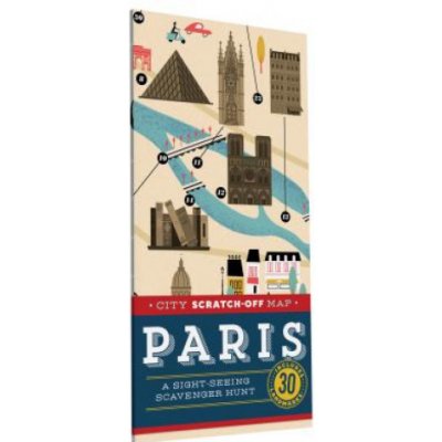 City Scratch-Off Map: Paris