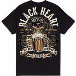 Pánské triko black Heart BEER BIKER černá – Zboží Mobilmania