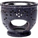 Nefertitis Pícka a aroma lampa z mastku šedé barvy NF29248 - výška 9 cm – Zboží Dáma